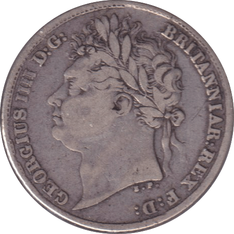 1824 SHILLING ( GF ) - SHILLING - Cambridgeshire Coins