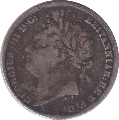 1824 SIXPENCE ( FINE ) - SIXPENCE - Cambridgeshire Coins
