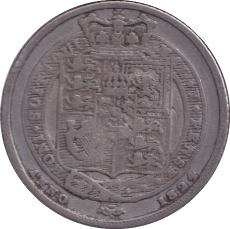 1824 SIXPENCE ( FINE ) - SIXPENCE - Cambridgeshire Coins
