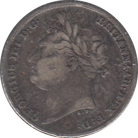 1824 SIXPENCE ( FINE ) - WORLD COINS - Cambridgeshire Coins