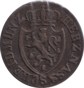 1825 3 KREUZER GERMANY - WORLD COINS - Cambridgeshire Coins