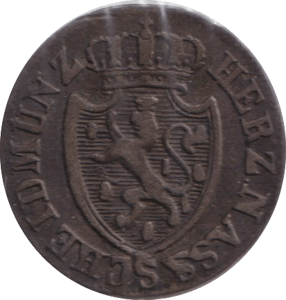 1825 3 KREUZER GERMANY - WORLD COINS - Cambridgeshire Coins