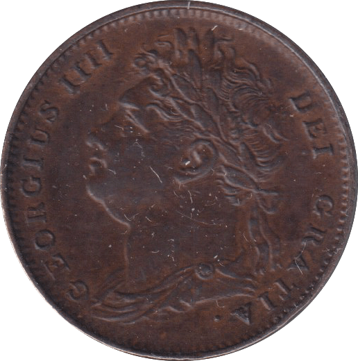 1825 FARTHING ( AUNC ) - FARTHING - Cambridgeshire Coins