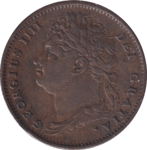 1825 FARTHING ( EF ) - FARTHING - Cambridgeshire Coins