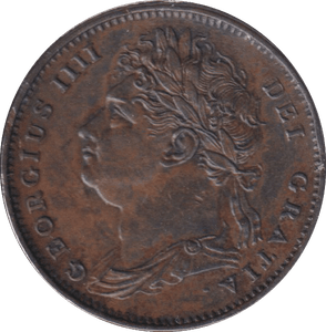1825 FARTHING ( EF ) - FARTHING - Cambridgeshire Coins