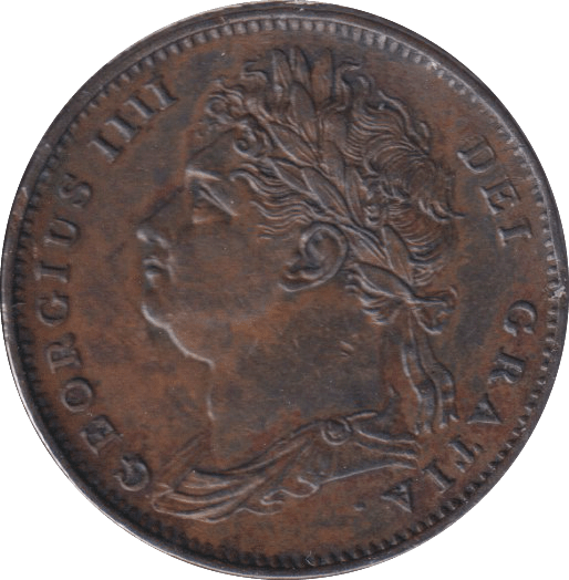 1825 FARTHING ( EF ) - FARTHING - Cambridgeshire Coins