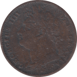 1825 FARTHING ( FINE ) - FARTHING - Cambridgeshire Coins
