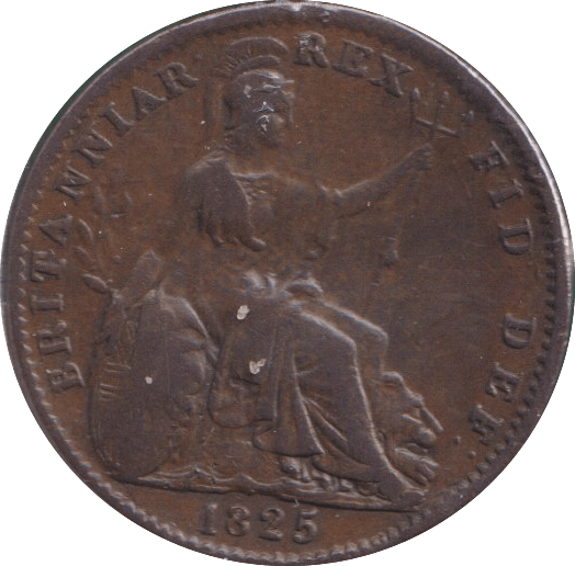 1825 FARTHING ( GF ) - FARTHING - Cambridgeshire Coins