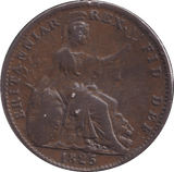 1825 FARTHING ( GF ) - FARTHING - Cambridgeshire Coins