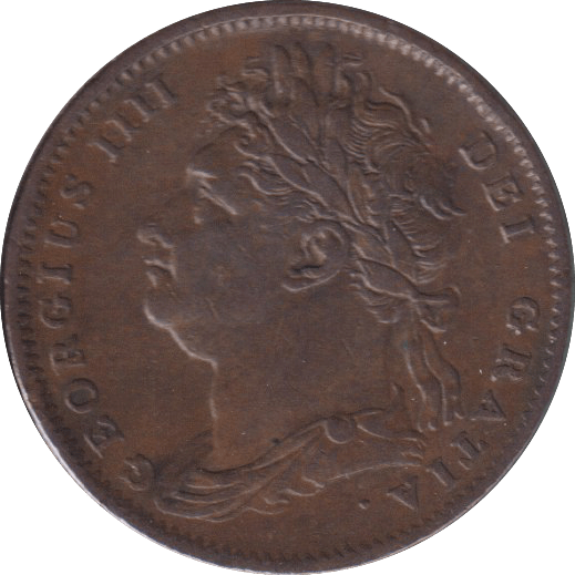 1825 FARTHING ( GF ) - FARTHING - Cambridgeshire Coins