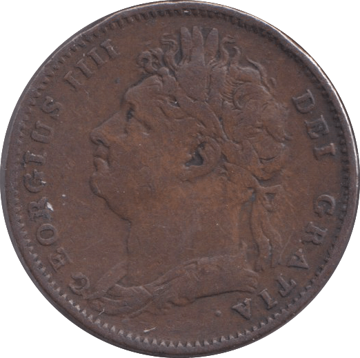 1825 FARTHING ( GF ) - FARTHING - Cambridgeshire Coins