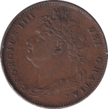1825 FARTHING ( GVF ) - FARTHING - Cambridgeshire Coins