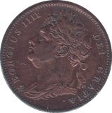 1825 FARTHING ( GVF ) - Farthing - Cambridgeshire Coins