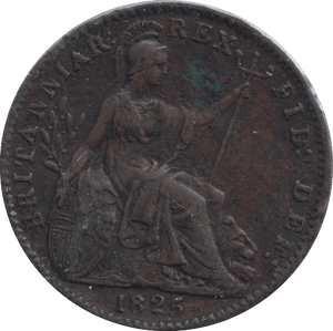 1825 FARTHING ( GVF ) - FOURPENCE - Cambridgeshire Coins