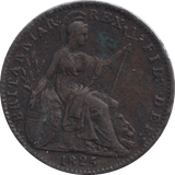 1825 FARTHING ( GVF ) - FOURPENCE - Cambridgeshire Coins