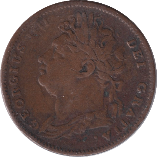 1825 FARTHING ( NF ) - FARTHING - Cambridgeshire Coins