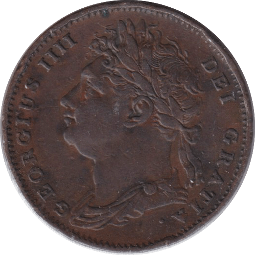 1825 FARTHING ( VF ) - FARTHING - Cambridgeshire Coins