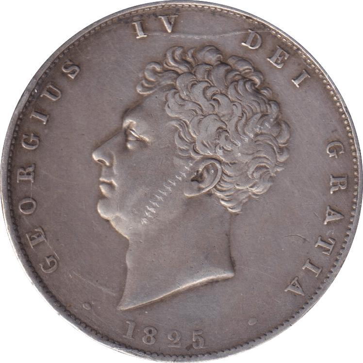 1825 HALFCROWN ( GVF ) - HALFCROWN - Cambridgeshire Coins