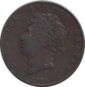1825 HALFPENNY ( FINE ) - HALFPENNY - Cambridgeshire Coins