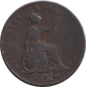 1825 HALFPENNY ( FINE ) - HALFPENNY - Cambridgeshire Coins