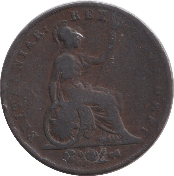 1825 HALFPENNY ( FINE ) - HALFPENNY - Cambridgeshire Coins