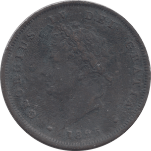 1825 PENNY ( FINE ) - PENNY - Cambridgeshire Coins