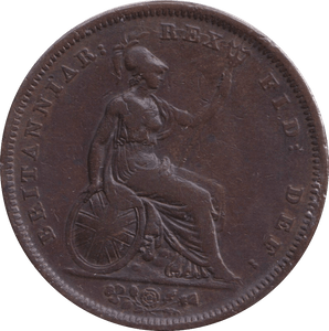 1825 PENNY ( GVF ) - PENNY - Cambridgeshire Coins