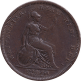 1825 PENNY ( GVF ) - PENNY - Cambridgeshire Coins