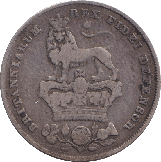 1825 SHILLING ( F ) - SHILLING - Cambridgeshire Coins