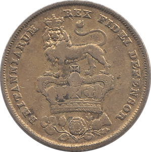 1825 SHILLING ( FINE ) - SHILLING - Cambridgeshire Coins