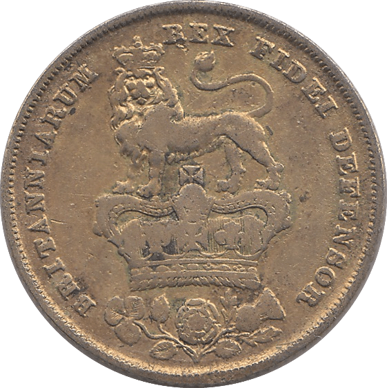 1825 SHILLING ( FINE ) - SHILLING - Cambridgeshire Coins