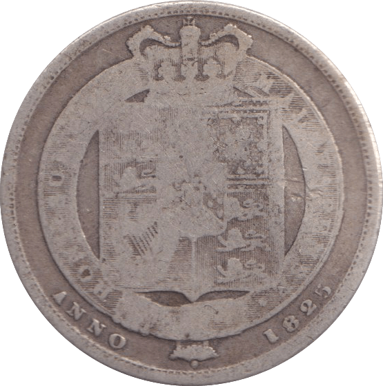 1825 SHILLING ( FINE ) - Shilling - Cambridgeshire Coins