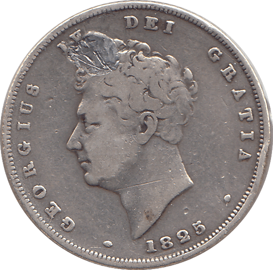 1825 SHILLING ( FINE ) - SHILLING - Cambridgeshire Coins