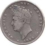 1825 SHILLING ( FINE ) - SHILLING - Cambridgeshire Coins