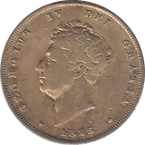 1825 SHILLING ( FINE ) - SHILLING - Cambridgeshire Coins