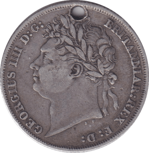 1825 SHILLING ( GF ) HOLED - SHILLING - Cambridgeshire Coins