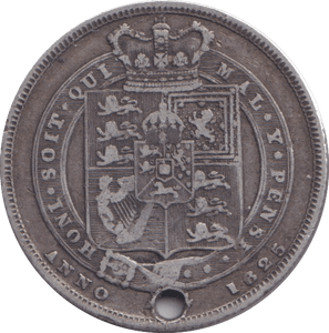 1825 SHILLING ( GF ) HOLED - SHILLING - Cambridgeshire Coins