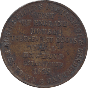 1825 SHOP TOKEN - WORLD COINS - Cambridgeshire Coins