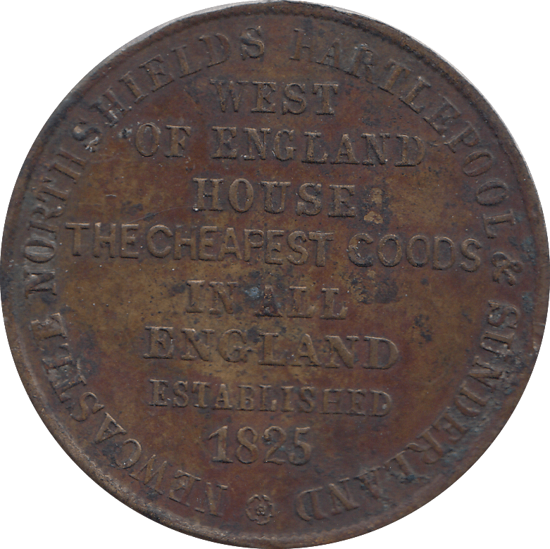 1825 SHOP TOKEN - WORLD COINS - Cambridgeshire Coins