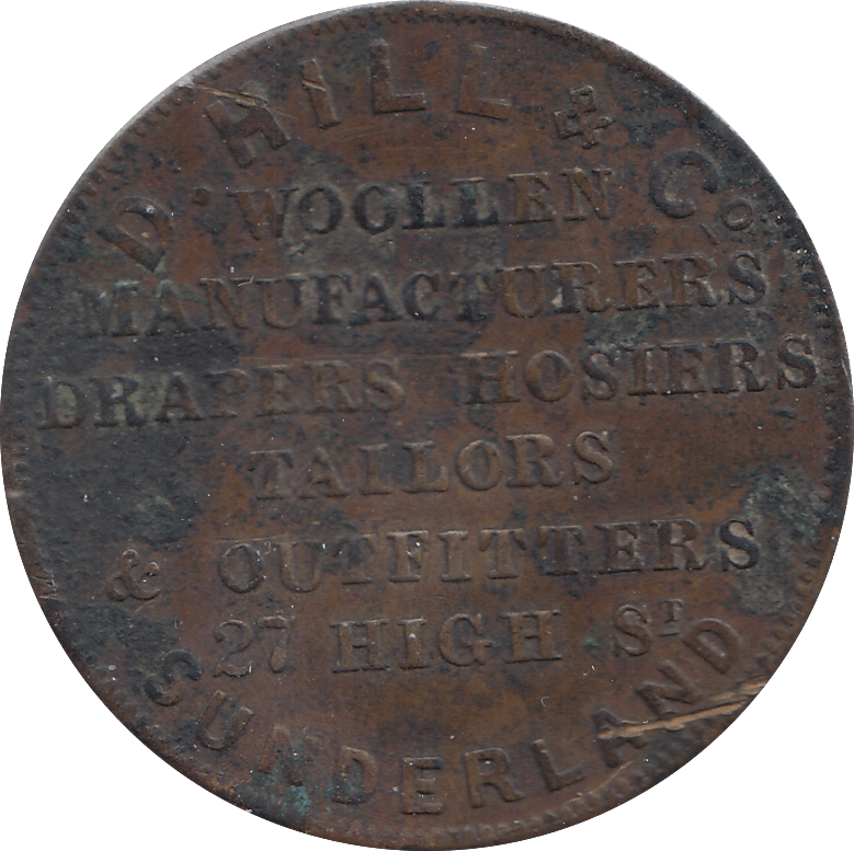 1825 SHOP TOKEN - WORLD COINS - Cambridgeshire Coins