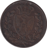 1826 5 CENTESIMI SARDINIA - WORLD COINS - Cambridgeshire Coins