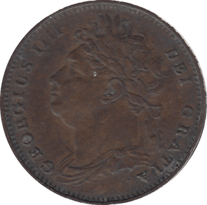 1826 FARTHING ( AUNC ) - FARTHING - Cambridgeshire Coins