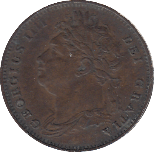 1826 FARTHING ( AUNC ) - FARTHING - Cambridgeshire Coins