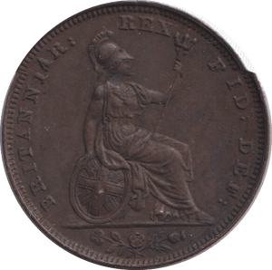 1826 FARTHING ( EF ) - FARTHING - Cambridgeshire Coins