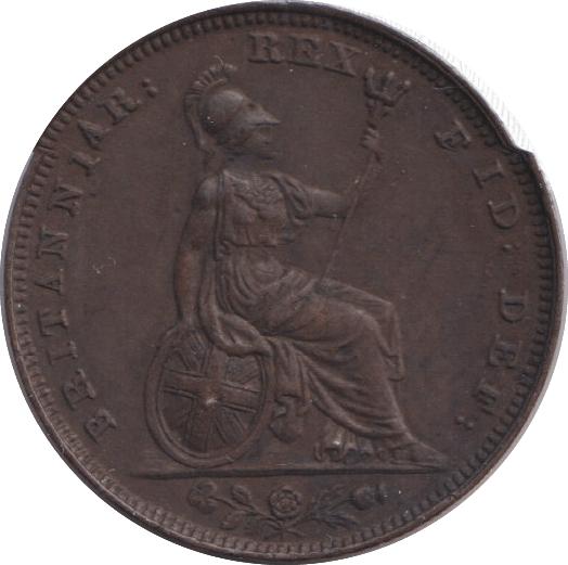 1826 FARTHING ( EF ) - FARTHING - Cambridgeshire Coins