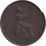 1826 FARTHING ( EF ) - FARTHING - Cambridgeshire Coins