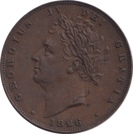 1826 FARTHING ( EF ) - FARTHING - Cambridgeshire Coins