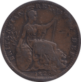 1826 FARTHING ( FINE ) - FARTHING - Cambridgeshire Coins
