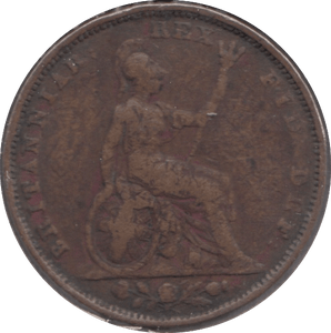 1826 FARTHING ( FINE ) - Farthing - Cambridgeshire Coins