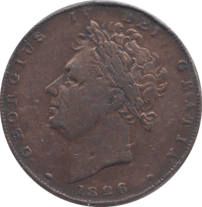 1826 FARTHING ( GF ) - FARTHING - Cambridgeshire Coins